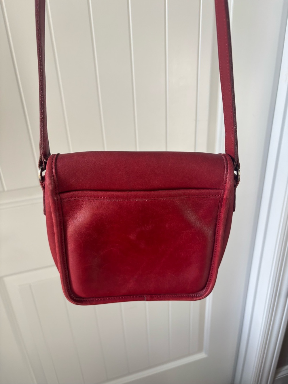 Coach vintage legacy red crossbody purse 9076 - Picture 5 of 10